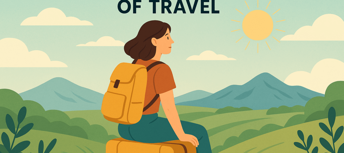 psychological benefits of travel illustration